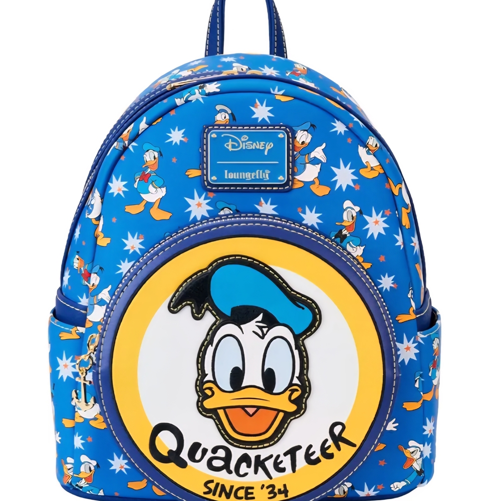 Loungefly Donald Duck Backpack And Wallet 90th Anniversary Amazon Exclusive